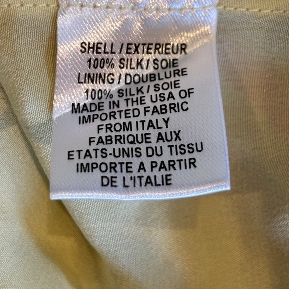 Milly of New York 100% Silk Multicolor Abstract Print Dress Size 8 Made in Italy - Picture 7 of 7